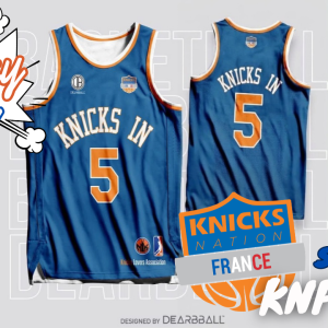 Jersey reversible collector "Knicks Nation France x DearBball"